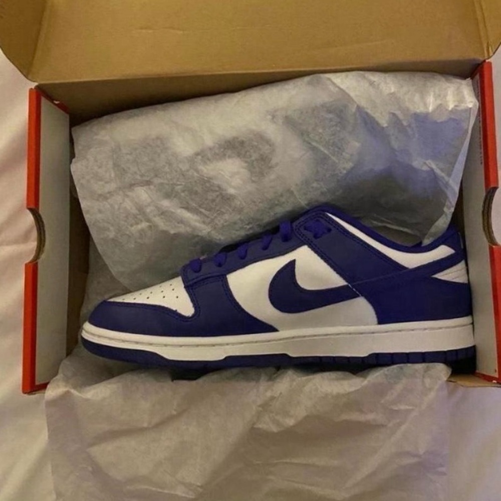 Nike Royal Blue and White Sneakers